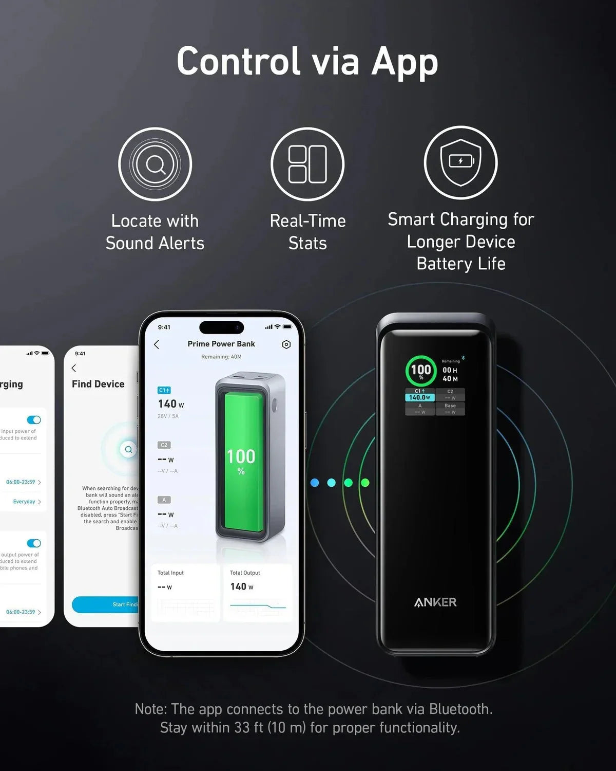 Anker 250W Prime 27,650Mah Power Bank Series 7 -Black - Tashqila Anker 250W Prime 27,650Mah Power Bank Series 7 -Black - Tashqila